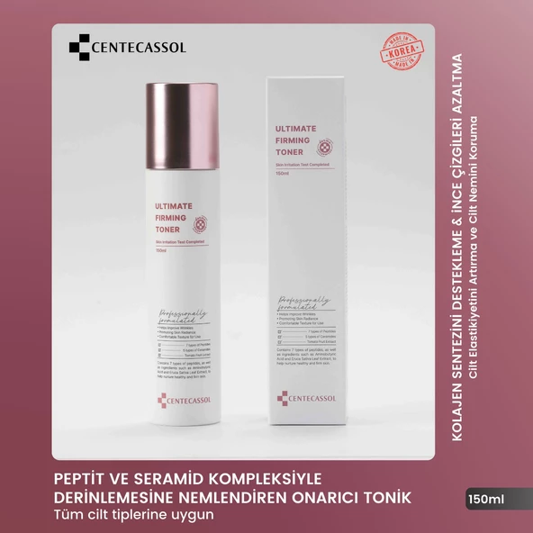 CENTECASSOL Peptit ve Seramid Kompleksiyle Yaşlanma Karşıtı ve Derinlemesine Nemlendiren Onarıcı Tonik ürün görseli 1