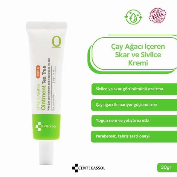 CENTECASSOL Çay Ağacı Özü Içeren Sivilce Ve Yara Karşıtı, Bariyer Onarıcı, Nemlendirici Krem ürün görseli 1