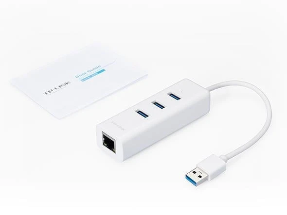 TP-LINK UE330 USB3.0 GGBT AĞ ADAPTÖRÜ İKİSİ BİR ARADA USB ADAPTÖR ürün görseli 1