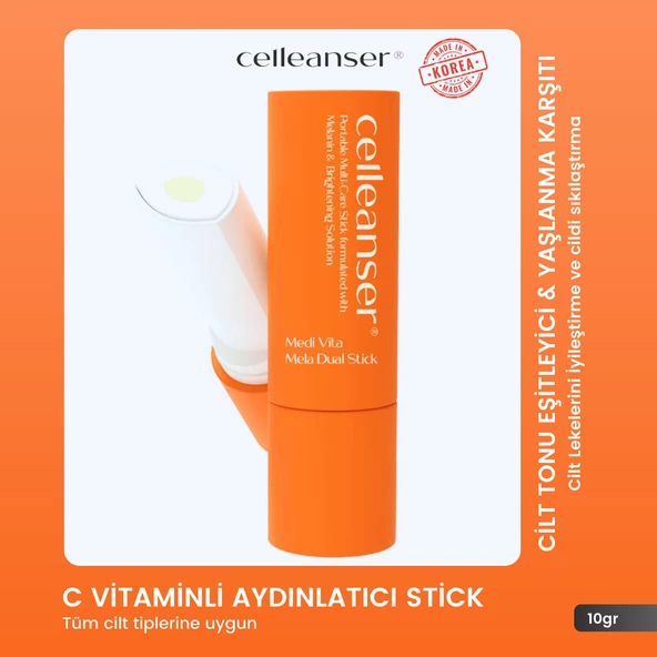 CELLEANSER C Vitaminli Yaşlanma Karşıtı, Aydınlatıcı, Cilt Tonu Eşitleyici Yüz Stick ürün görseli 1