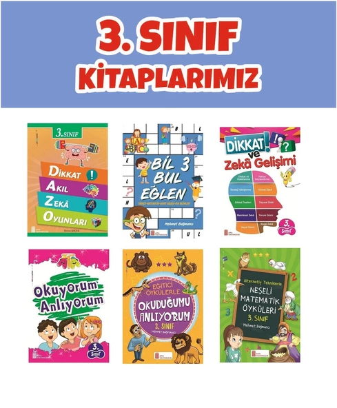 3.Sınıf Eğlendiren Öğreten Sevdiren Yardımcı Mükemmel Eğitim Seti ürün görseli 1