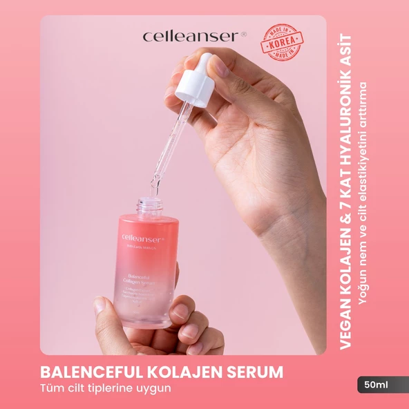 CELLEANSER Yoğun Nemlendirici, Kırışıklık Karşıtı, Balanceful Kolajen Bakım Serumu ürün görseli 1