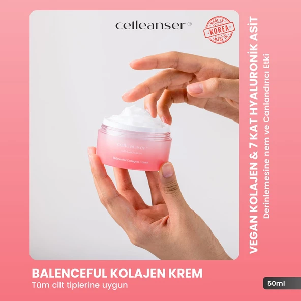 CELLEANSER Yoğun Nemlendirici, Kırışıklık Karşıtı, Kolajen Bakım Kremi ürün görseli 1