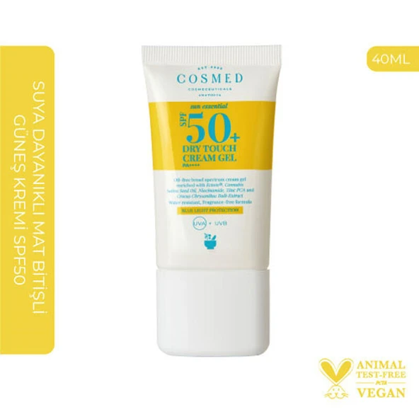 Cosmed Sun Essential Dry Touch 50 Faktör Jel Güneş Kremi 40 ml ürün görseli 1