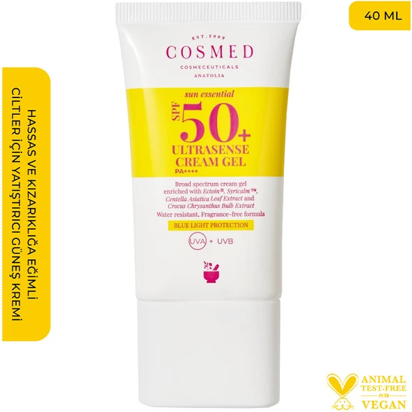 Cosmed Sun Essential Ultrasense 50 Faktör Jel Güneş Kremi 40 ml ürün görseli 1
