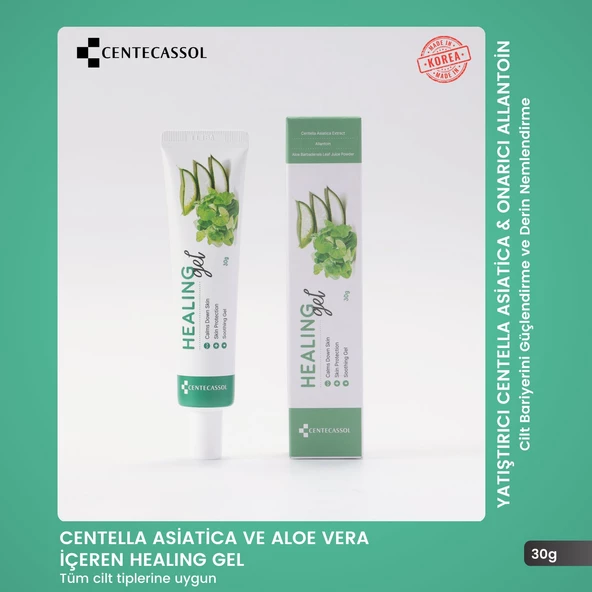 CENTECASSOL Centella Asiatica ve Aloe Vera İçeren Yenileyici, Nemlendirici ve Cilt Onarıcı Jel ürün görseli 1