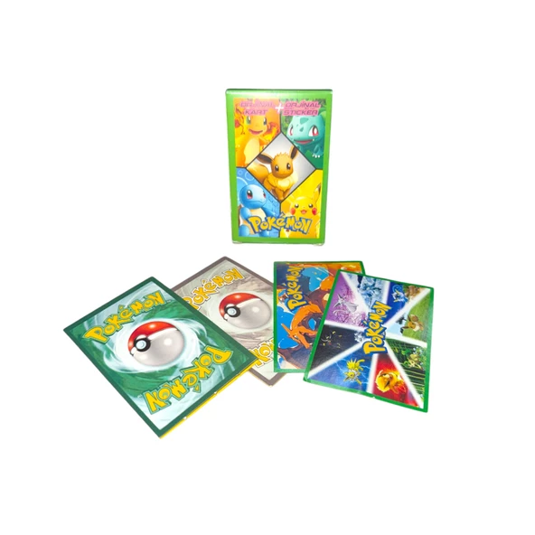 Pokemon orjinal kart + orjinal stıcker ürün görseli 1
