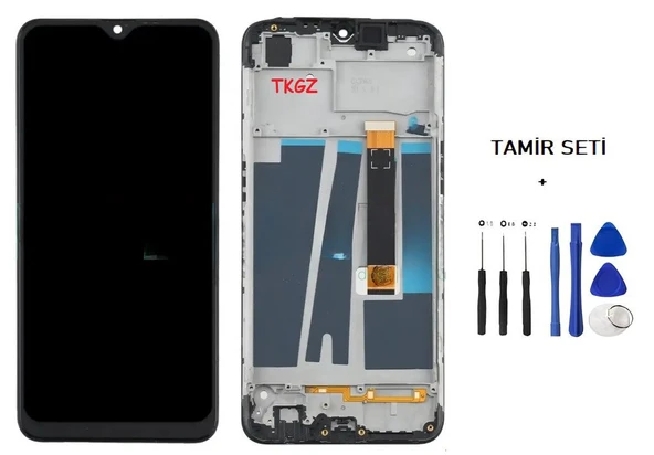 Tkgz - Oppo AX7 Lcd Ekran Dokunmatik Full Çıtalı + Tamir Kiti ürün görseli 1