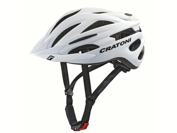 Cratoni Pacer Bisiklet Kaskı Mat Beyaz S-M (54-58cm) ürün görseli 1