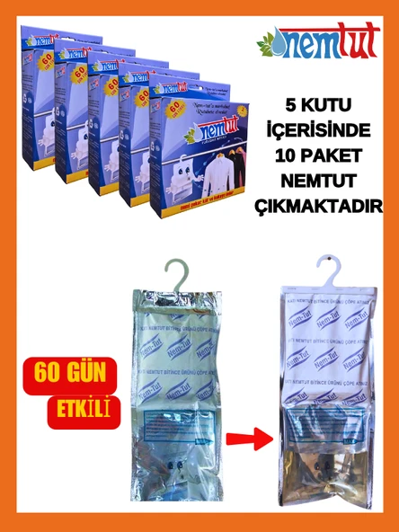 Nem Alıcı Rutubet Emici Koku Giderici Korozyon Önleyici ( 5 Kutu Içerisinde 10 Paket ) ürün görseli 1