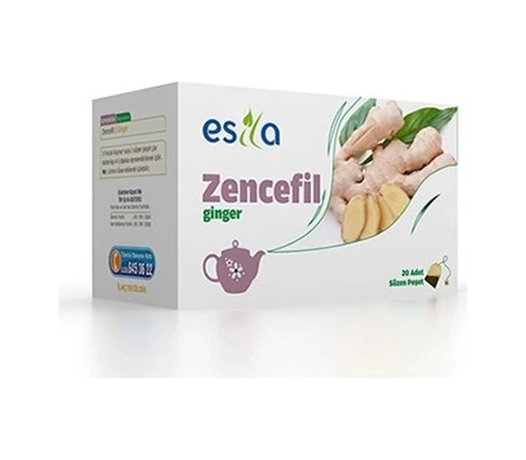 Esila Zencefil Süzen Poşet Çay 20 x 2 G ürün görseli 1