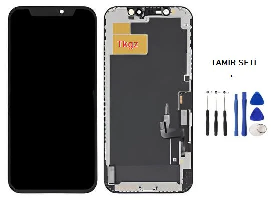 Tkgz - iPhone 12 PRO Lcd Ekran Dokunmatik -A- Kalite (JK MARKA) + TAMİR SETİ ürün görseli 1