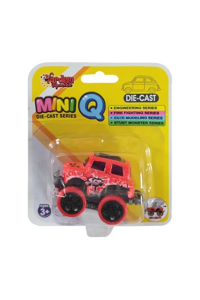 Die Cast Çek Bırak Metal Mini Araba - 1 Adet - Resim 2