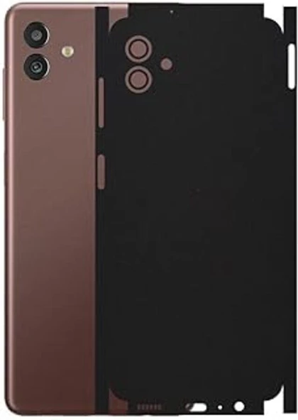 Samsung Galaxy M13 ile Uyumlu Mat Siyah Arka Kaplama ürün görseli 1