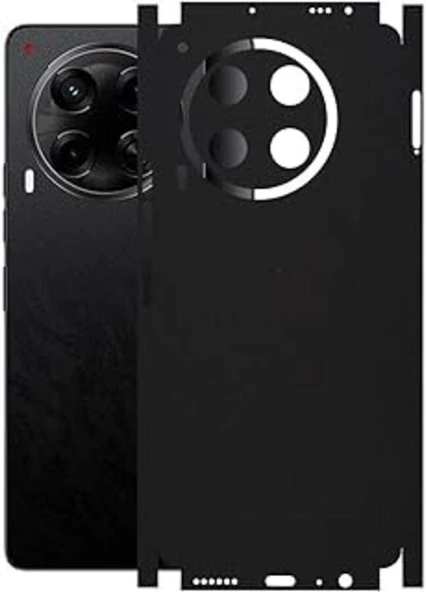 Tecno Camon 30 4G (CL6) ile Uyumlu Mat Siyah Arka Kaplama ürün görseli 1