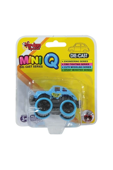 Die Cast Çek Bırak Metal Mini Araba - 1 Adet - Resim 3