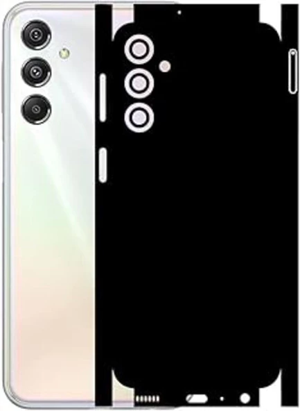Samsung Galaxy M34 ile Uyumlu Mat Siyah Arka Kaplama ürün görseli 1