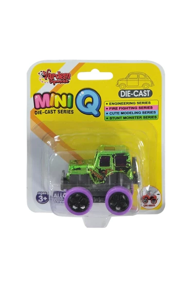 Die Cast Çek Bırak Metal Mini Araba - 1 Adet - Resim 4
