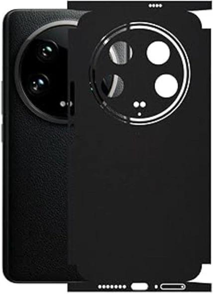 Xiaomi 14 Ultra ile Uyumlu Mat Siyah Arka Kaplama ürün görseli 1