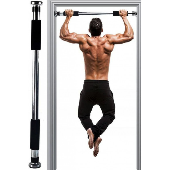 Barfiks 60-100 Cm Ayarlanabilir Barfiks Çekme Demiri Barfiks Aleti ürün görseli 1