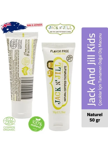 Jack N' Jill Jack N Jill - Organik Aromasız Doğal Diş Macunu ürün görseli 1