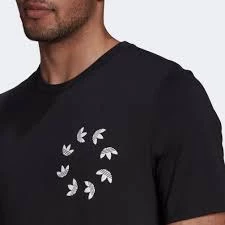Adidas Adicolor Spinner Erkek Siyah T-Shirt ürün görseli 1