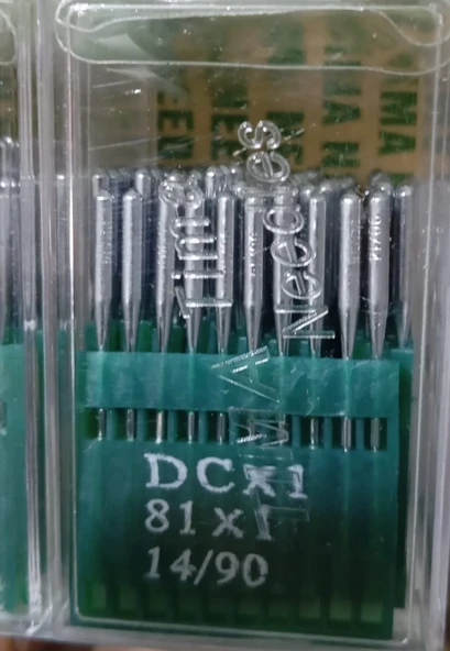 Overlok dikiş makina sanayi iğnesi DCX1 14 Numara ürün görseli 1