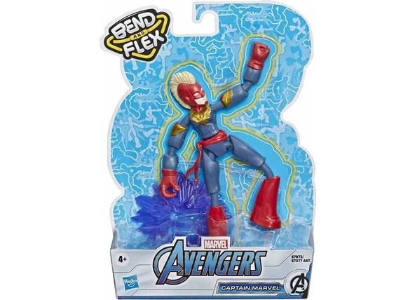 Bend Flex Figür E7377 - Captain Marvel - Resim 2