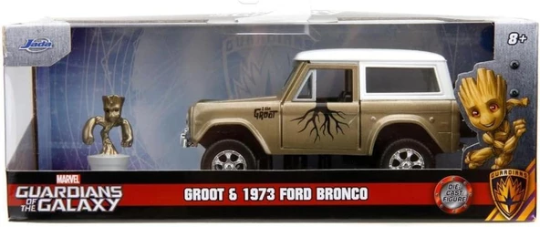 Jada Groot % 1973 Ford Bronco 1/32 Model Araba - Resim 3