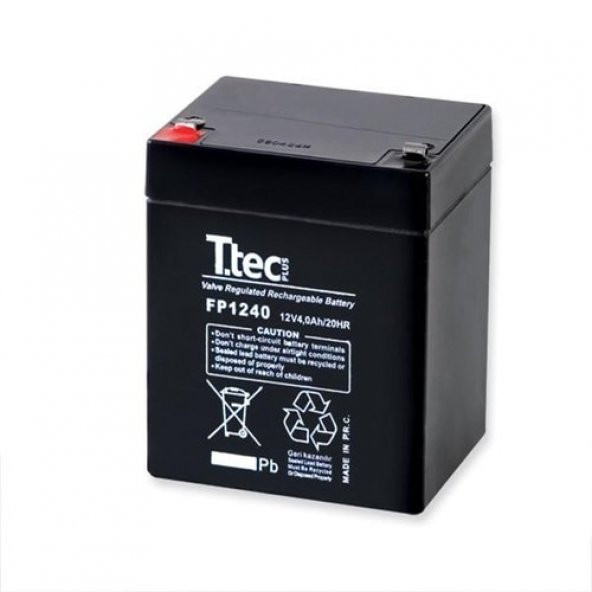 Ttec 12 Volt 4,5 Amper Bakımsız Kuru Akü ürün görseli 1