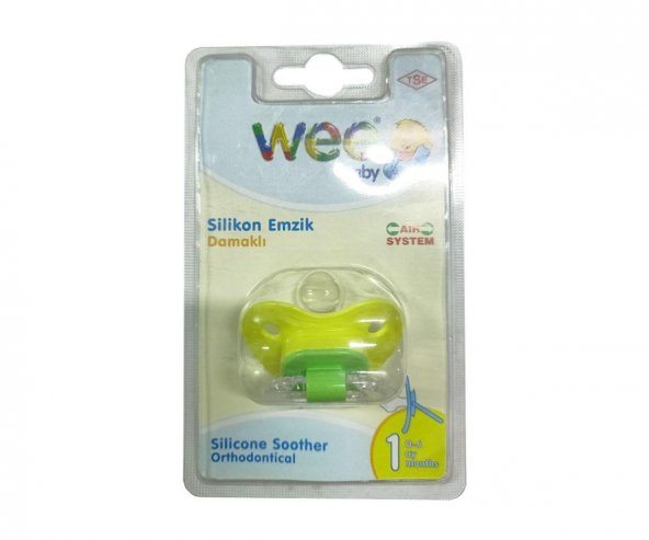Wee Baby Silikon Emzik Damaklı No:1 0-6 Ay / 841