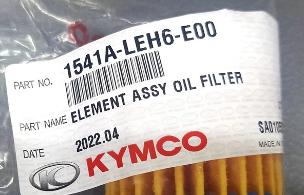 Kymco XCiting 400 Yağ Filtre 1541A-LEH6-E00 ürün görseli 1