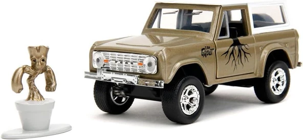 Jada Groot % 1973 Ford Bronco 1/32 Model Araba - Resim 2