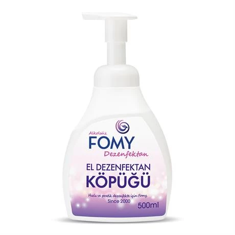 FOMY Köpük Dezenfektan Alkolsüz El ve Cilt Dezenfektan Köpüğü 500 ml ürün görseli 1