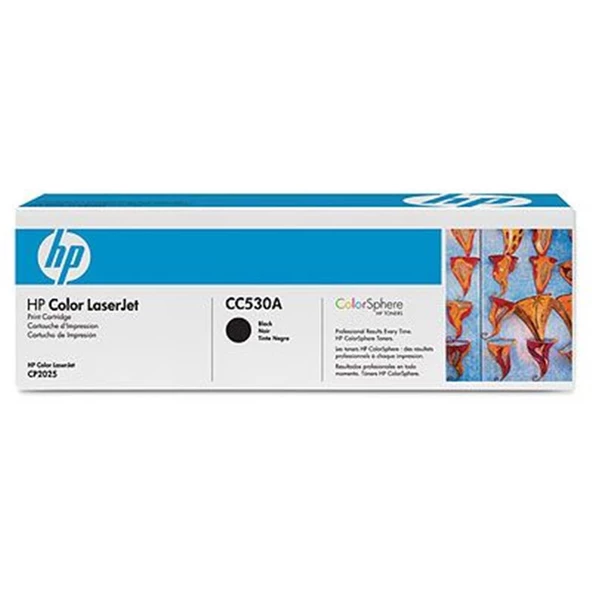 HP 304A Black Siyah 3.500 Sayfa Toner CC530A ürün görseli 1