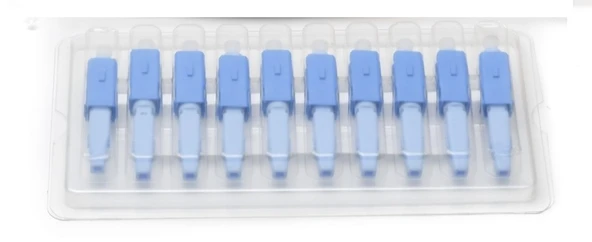 Fiber Optik Fast Connector Mavi 10 Adetli Paket Sc/Upc (Fiber Konnektör) ürün görseli 1