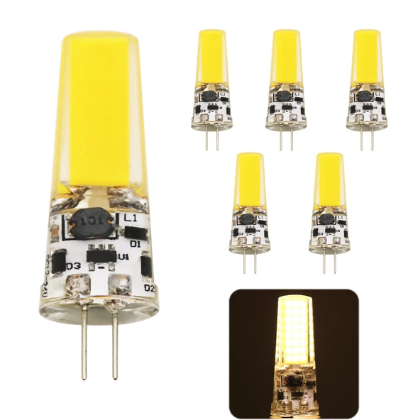 5 ADET 12 VOLT G4 LED AMPÜL 9 WATT ( SARI IŞIK ) ürün görseli 1