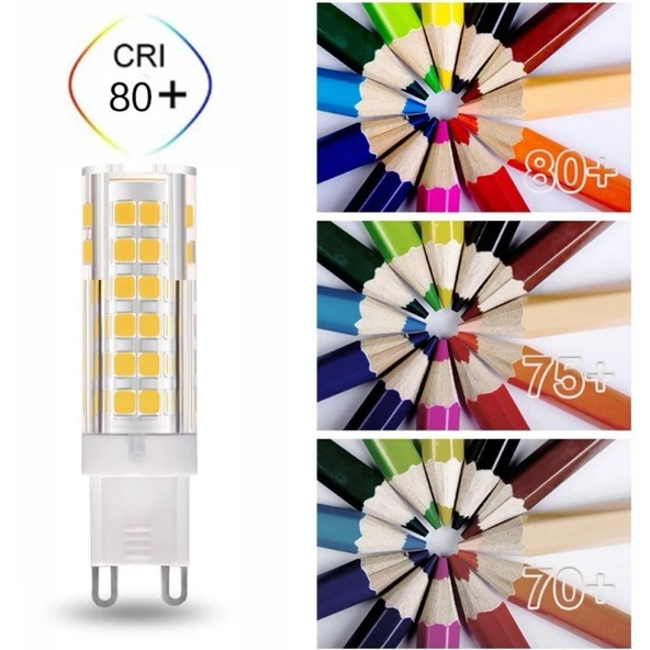 5 ADET 7 WATT 75 LED,Lİ G9 LED AMPÜL ( BEYAZ  IŞIK ) ürün görseli 1