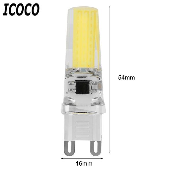 5 ADET G9 LED AMPÜL 9 WATT ( SARI IŞIK ) - Resim 3