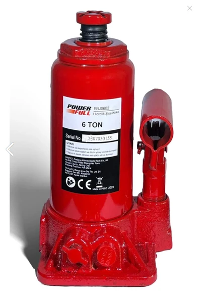 Powerfull 6 Ton Hidrolik Şişe Kriko ürün görseli 1