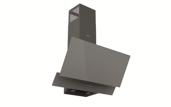 Gl General GLD-054PR EGO 60CM Opal Pure Grey Çift Camlı Ankastre Davlumbaz ürün görseli 1