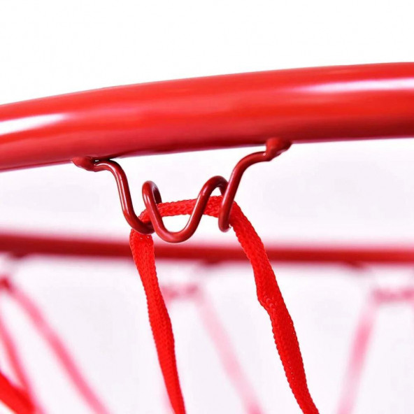 Leyaton Deluxe Çift Katlı Yaylı Basketbol Çemberi + Basketbol Filesi - Resim 2