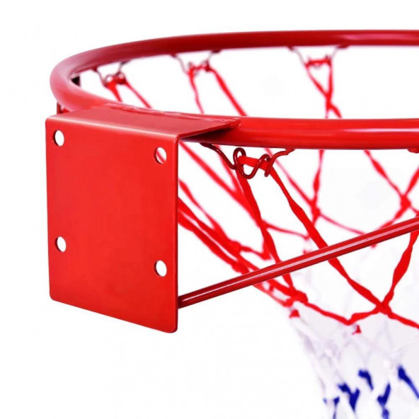 Leyaton Deluxe Çift Katlı Yaylı Basketbol Çemberi + Basketbol Filesi - Resim 3