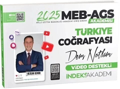 2025 MEB AGS Akademisi Türkiye Coğrafyası Video Ders Notları İndeks Akademi ürün görseli 1