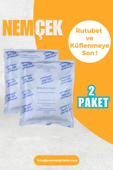 Nem Rutubet Korozyon Buhar Terleme Çekici Alıcı Tutucu Giderici Önleyici (2 PAKET) 500 gr ürün görseli 1