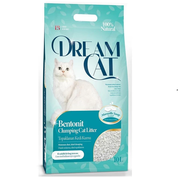 Dream Cat Marsilya Sabunlu Kedı Kumu 10Lt ürün görseli 1
