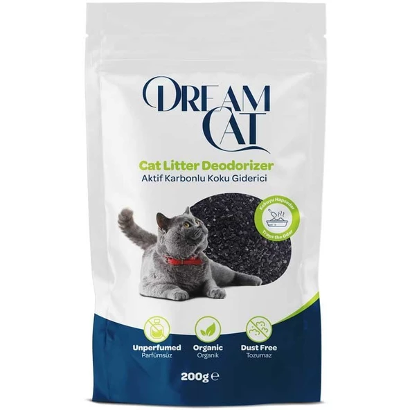 Dream Cat Aktıf Karbonlu Kum Koku Gıderıcı 200Gr ürün görseli 1