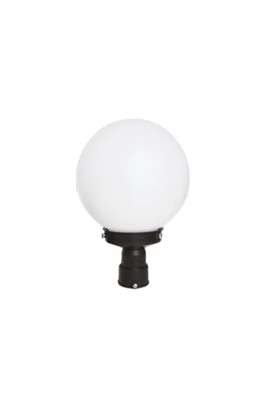 Yuvarlak Direk Üstü Glop Bahçe Aydınlatma Armatürü (4-6 CM ÇAPINDA YUVARLAK BORULAR İÇİN UYGUN.) ürün görseli 1