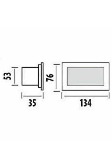 Sensörlü Led Armatür Krd06 Ip20 - 220v Gün Işığı - Resim 2