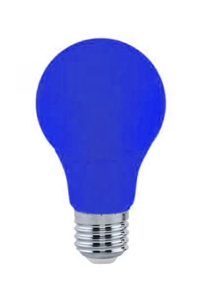 5 Adet K2 MAVİ Işık 5 Watt Led Gece Lambası Ampulü, E27 Duylu Ağaç Feneri Ampulü ürün görseli 1